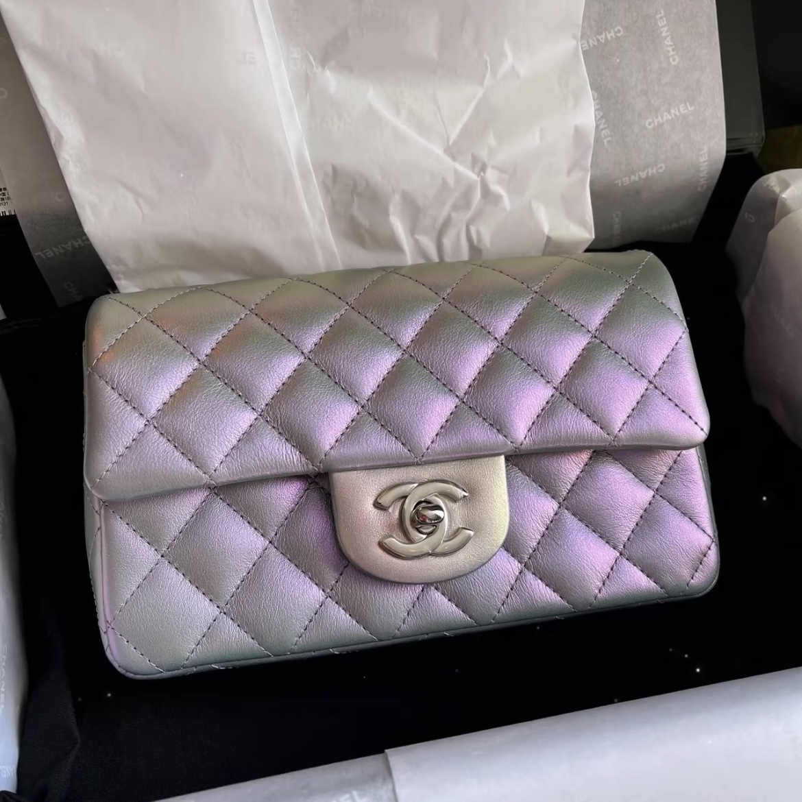 99新 Chanel/香奈儿 蔚蓝/人鱼姬炫彩 CF大mini