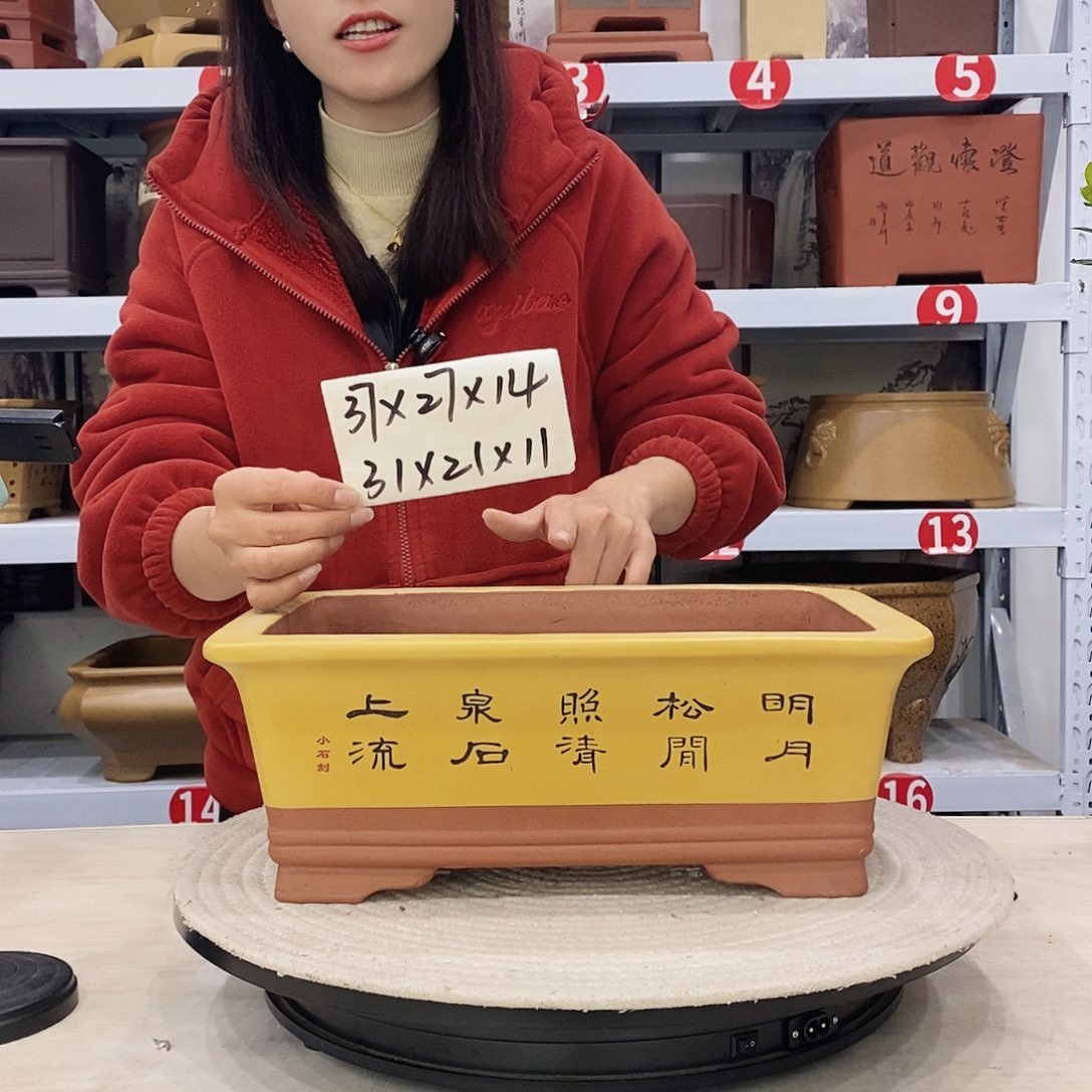 紫砂花盆紫砂花盆