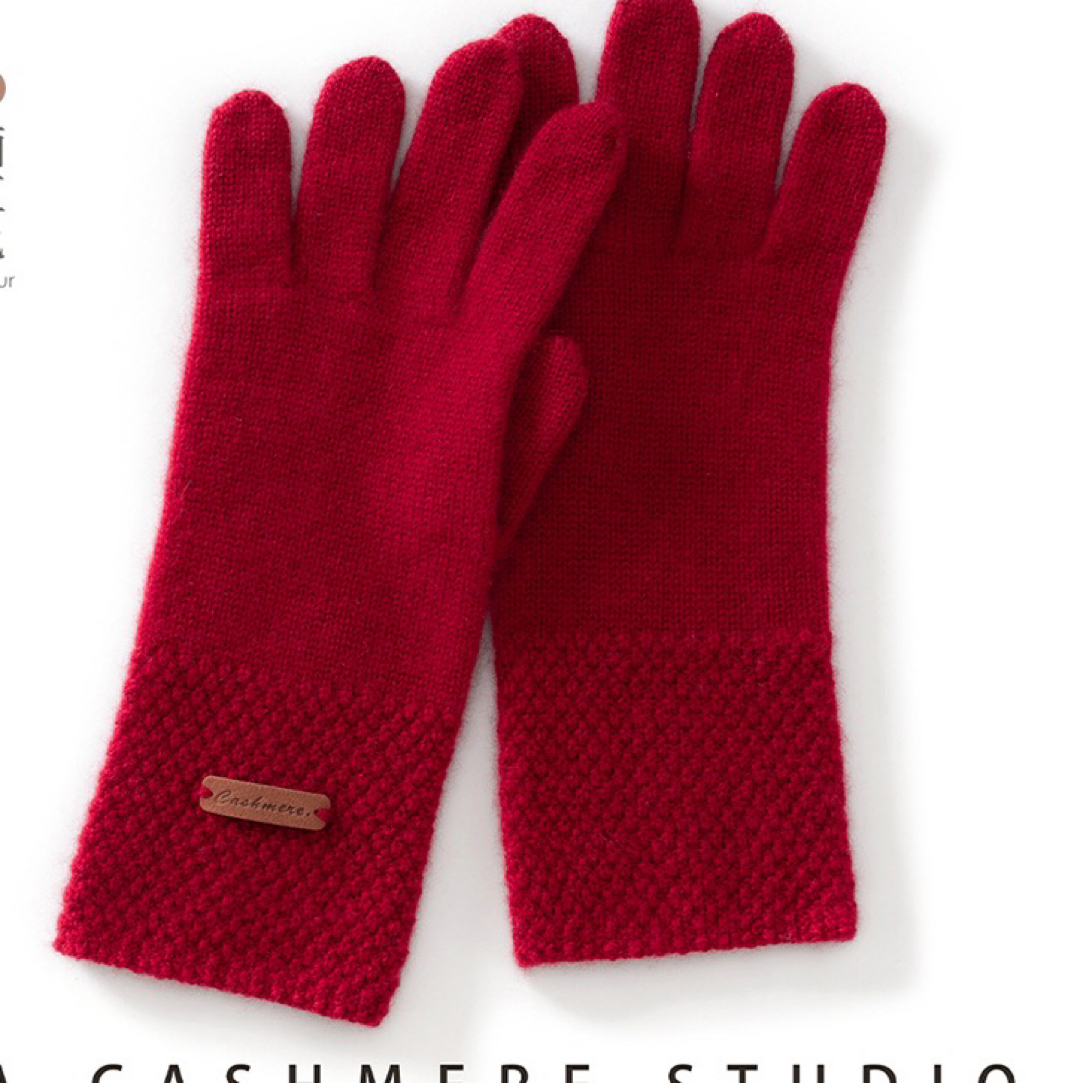 加厚全冬季女用百搭户外翻折防寒毛线针织骑行手套SL-8069保暖