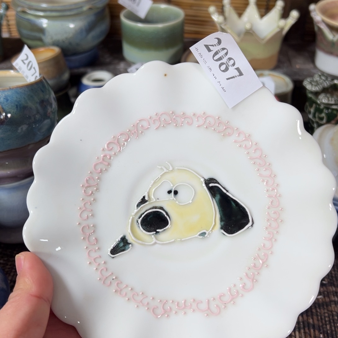 红陶景德镇手工花盆