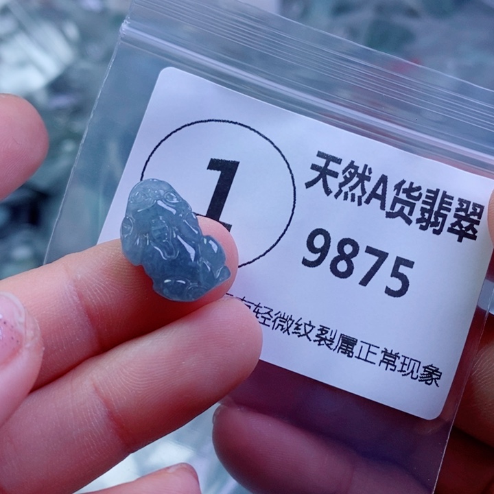 翡翠颈饰未镶嵌吊坠