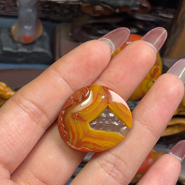 玛瑙/玉髓未镶嵌颈饰