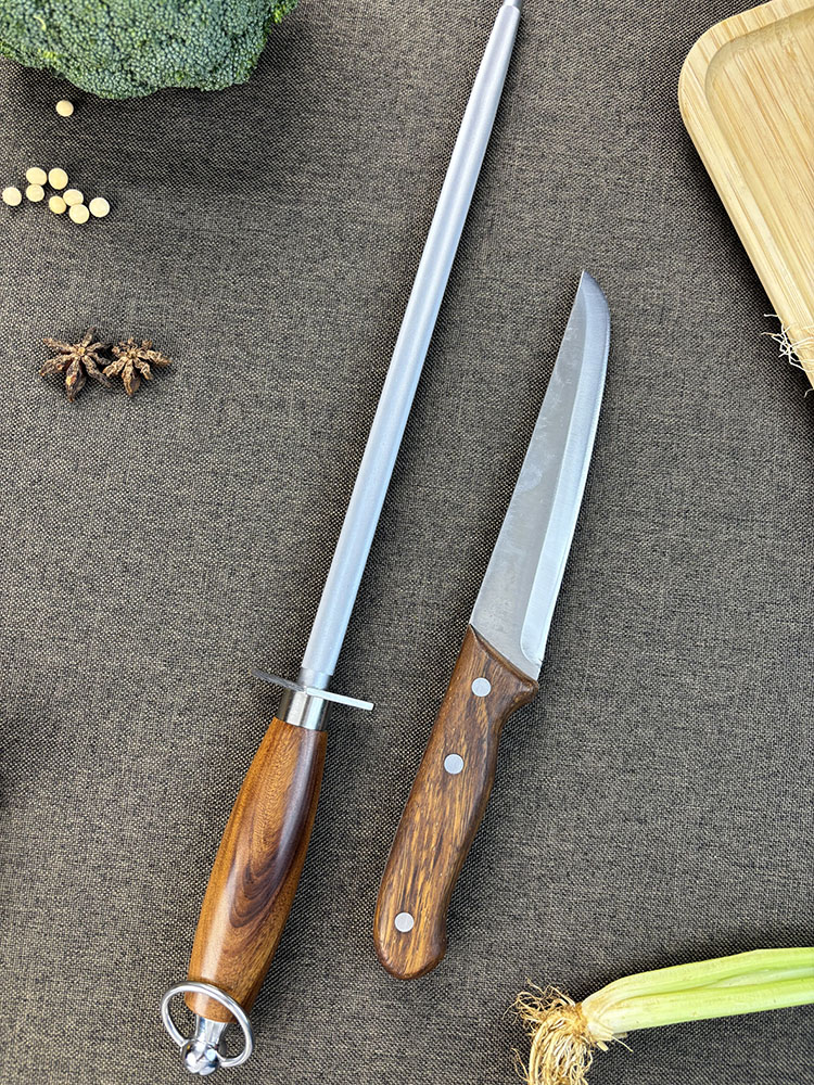 旗舰款13000丝高硬度超细纹磨刀棒屠夫卖肉专业挡刀棍商用神器