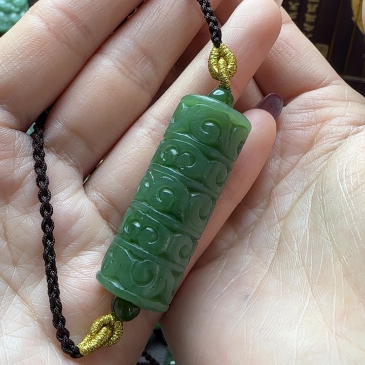 和田玉（碧玉）吊坠未镶嵌