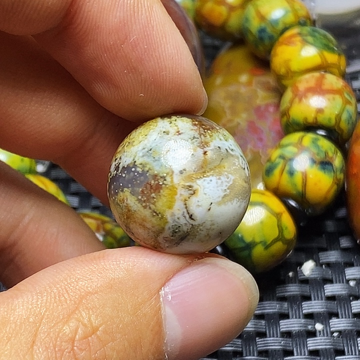 三***哥玛瑙/玉髓未镶嵌颈饰