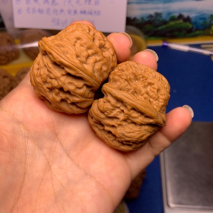 吊坠文玩核桃野生驴打滚