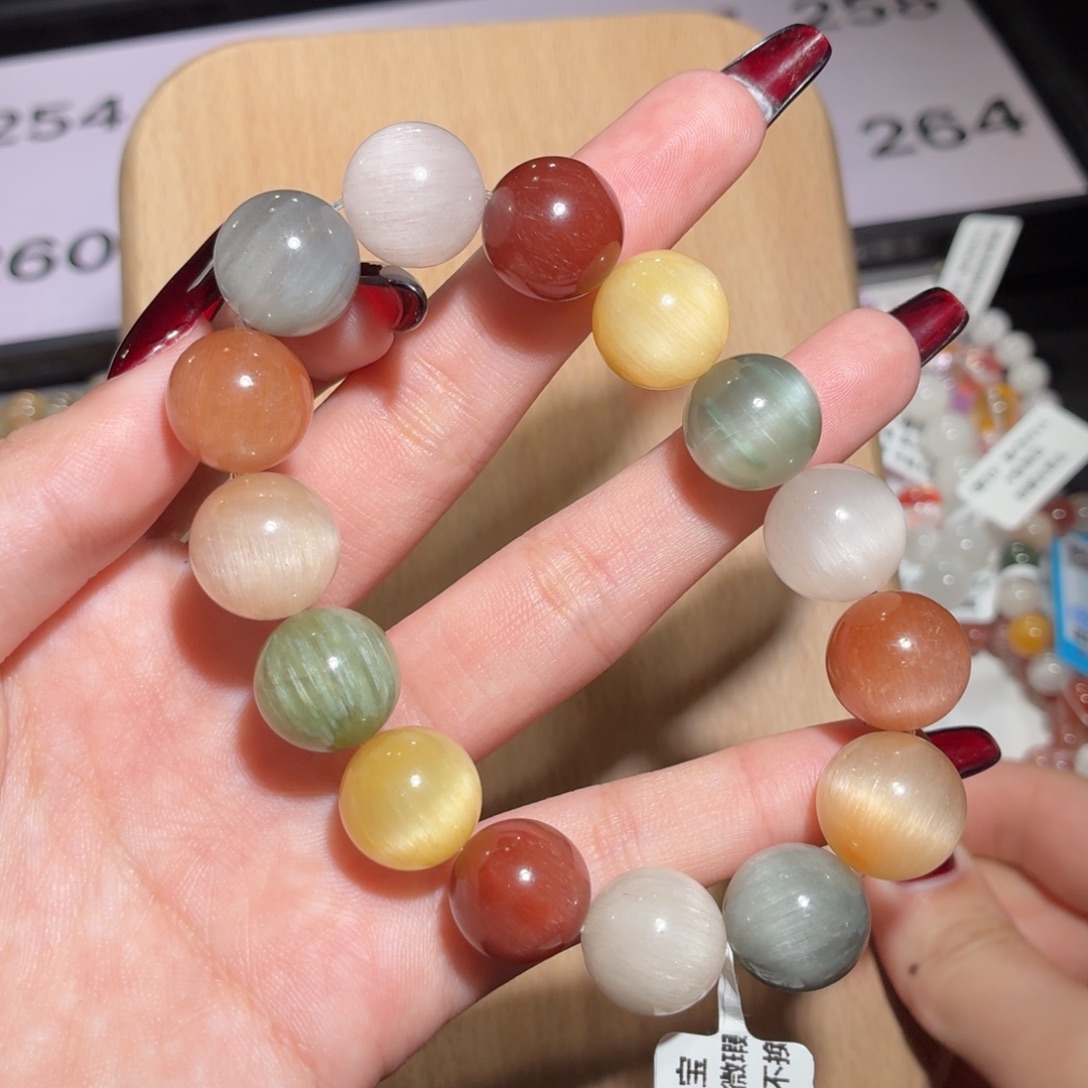 未镶嵌水晶手链253号多样性发一H 14+