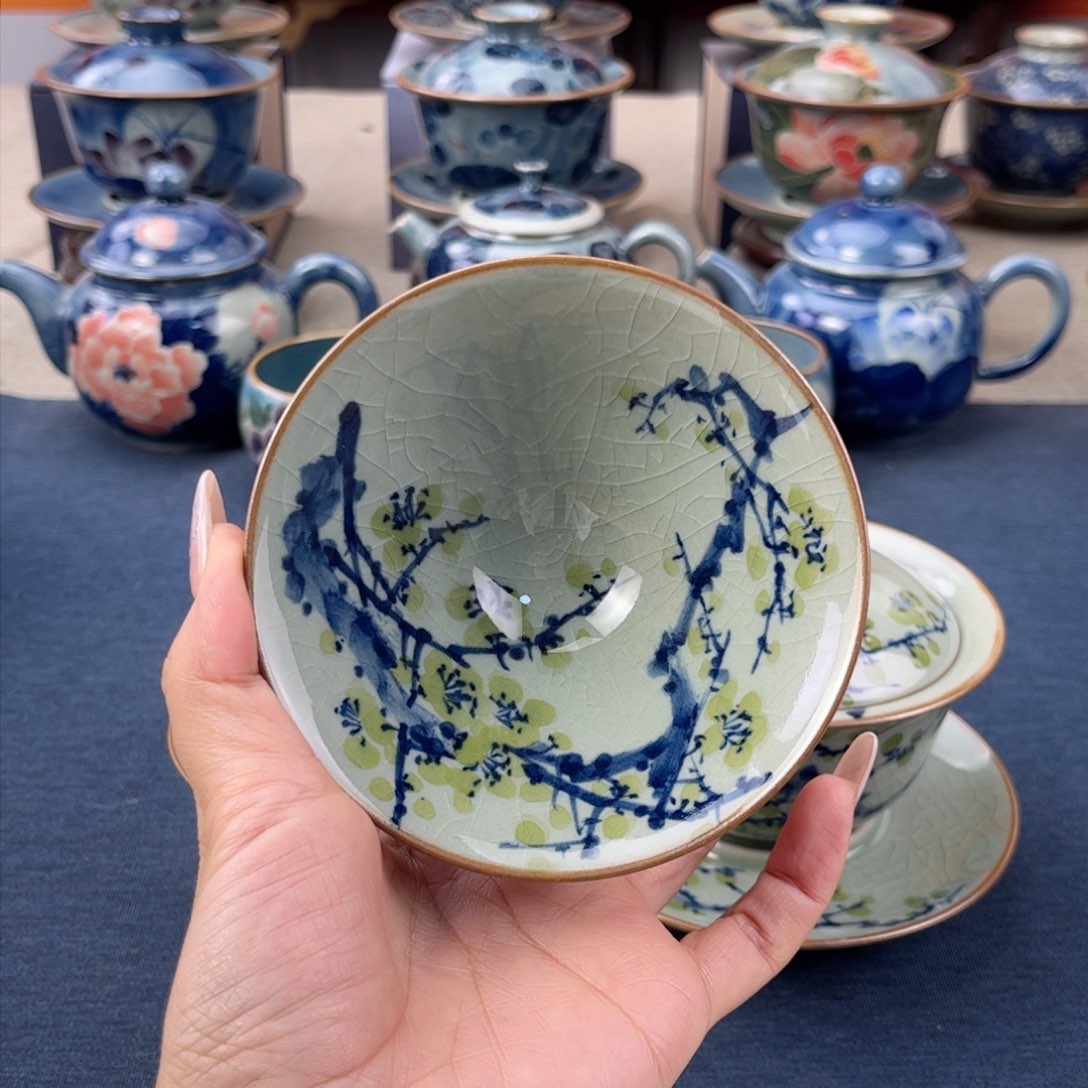杯景德镇手绘手工茶具