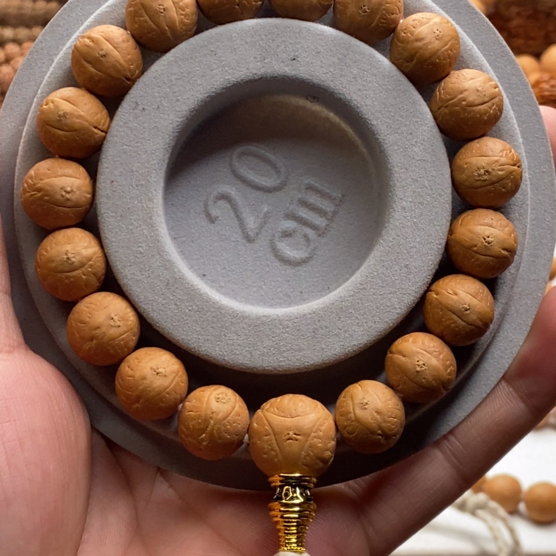 凤眼菩提手串矮桩大眼尺寸12.5