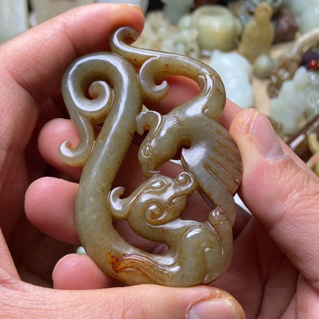 和田玉挂件未镶嵌