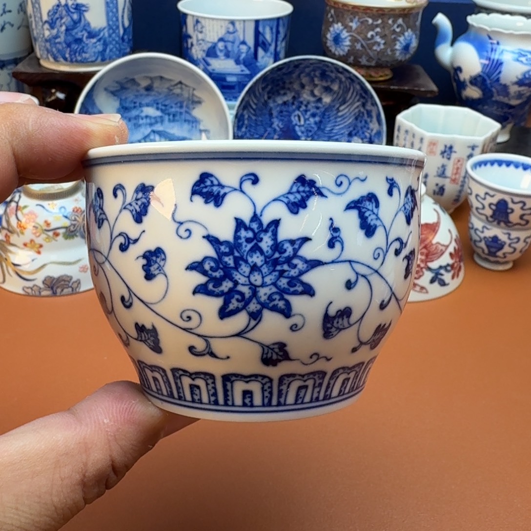 杯子景德镇全手工手绘陶瓷