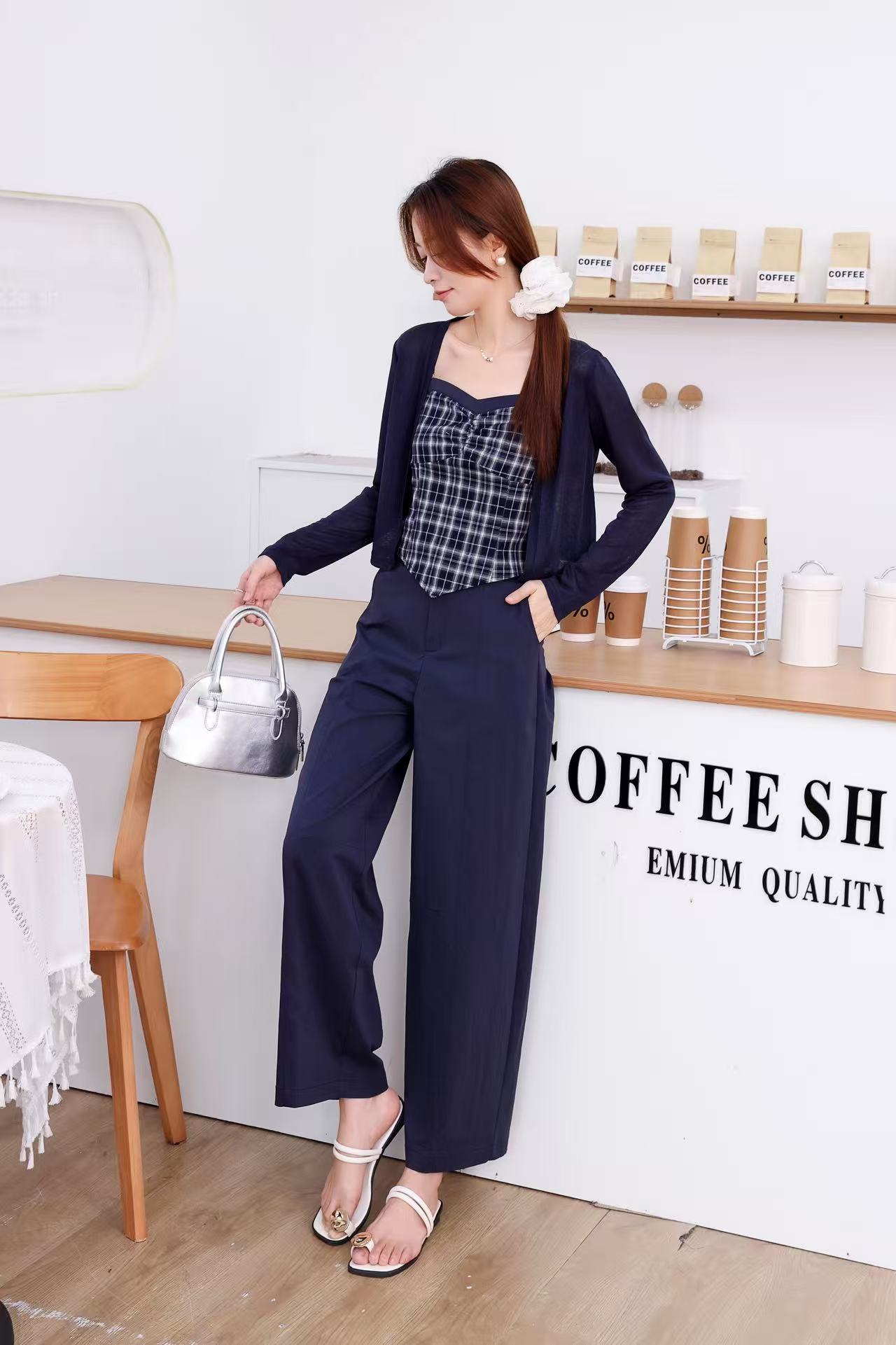 西装百搭时尚套装轻熟风吊带休闲风套装显瘦女装