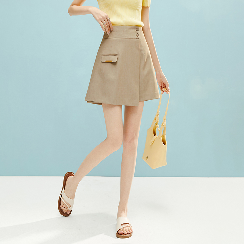 【新品】百搭神裤2025夏裤子短裤弹力裙裤女25030135