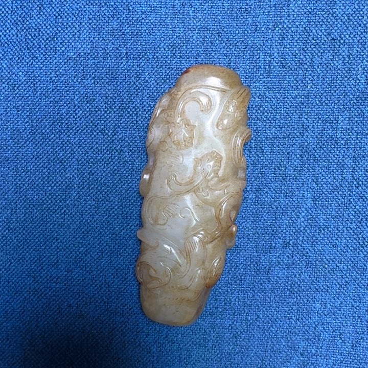 和田玉（糖玉）挂件未镶嵌