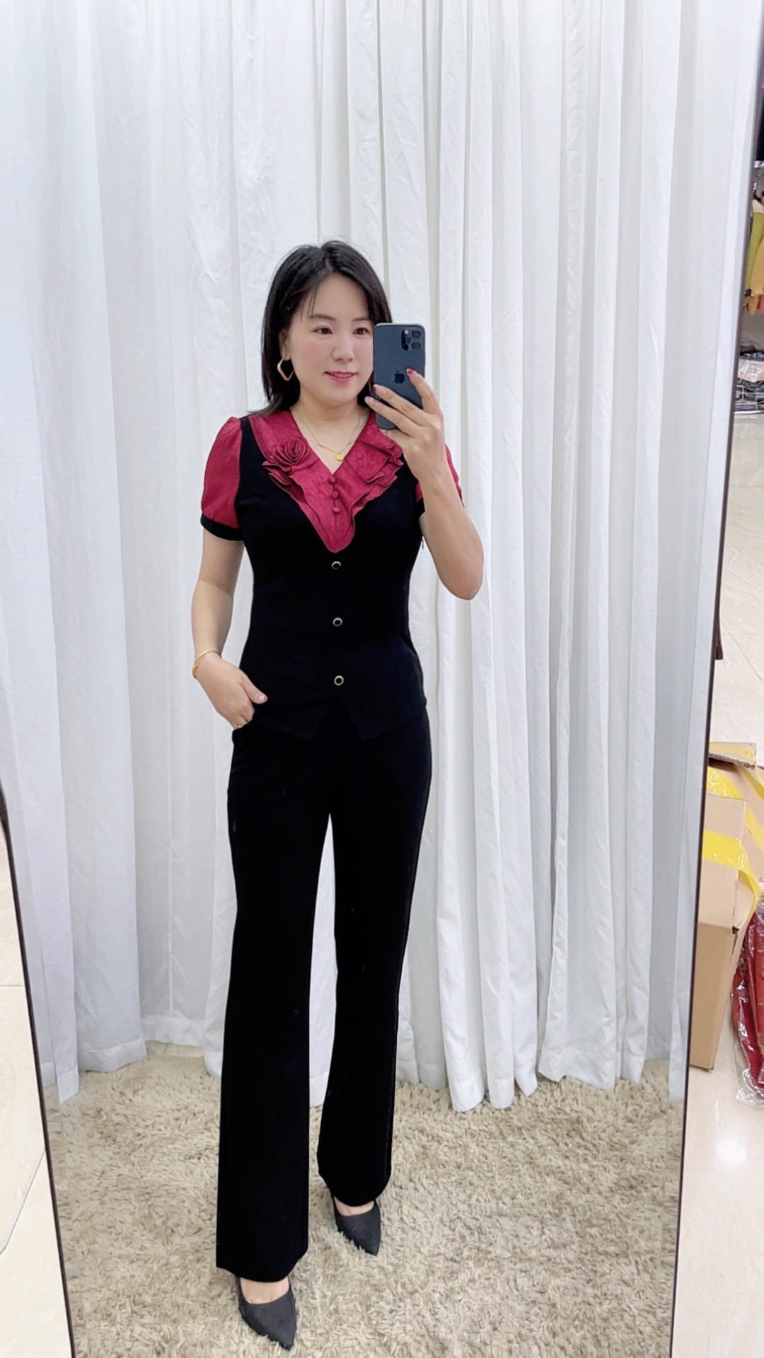 无品牌2025夏季新款女士气质时尚套装高弹力遮肉显瘦百搭高品质