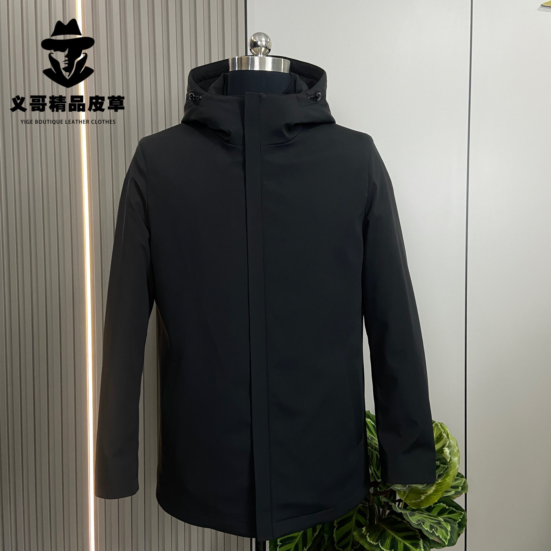 水貂羽绒派克服（净版活里活面）