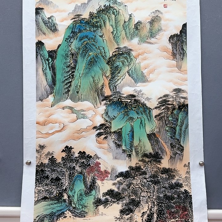 国画书法作品多次参加