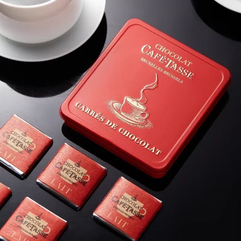 比利时加菲特使巧克力迷你片装礼盒送女友网红同款