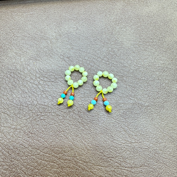 天然俄料蜜蜡白花蜡3mm小米珠蜜蜡跑环【多样性发货发其一】