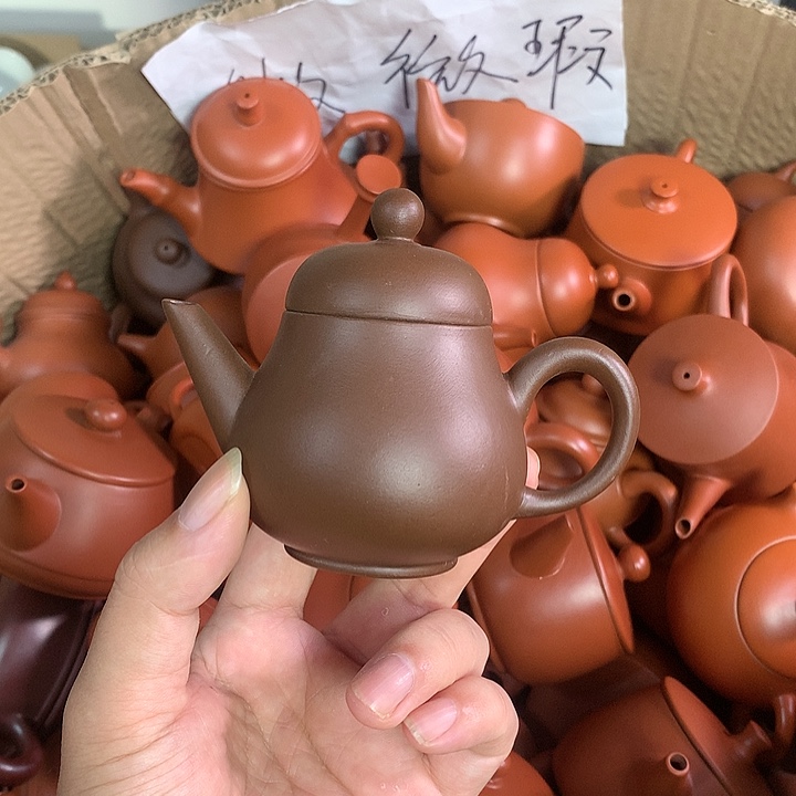 茶壶紫砂原矿朱泥茶具茶壶家用130