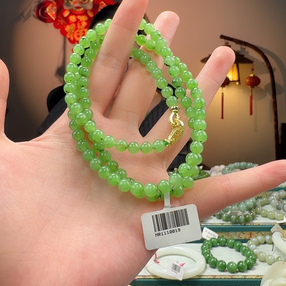 和田玉手串未镶嵌