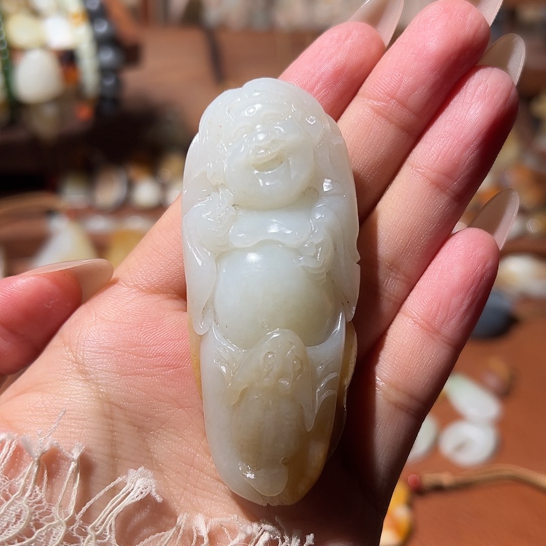 和田玉颈饰未镶嵌