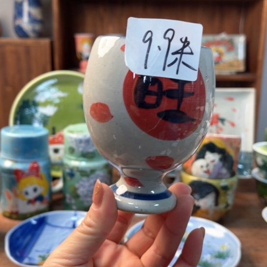 盘景德镇釉下手绘陶瓷 