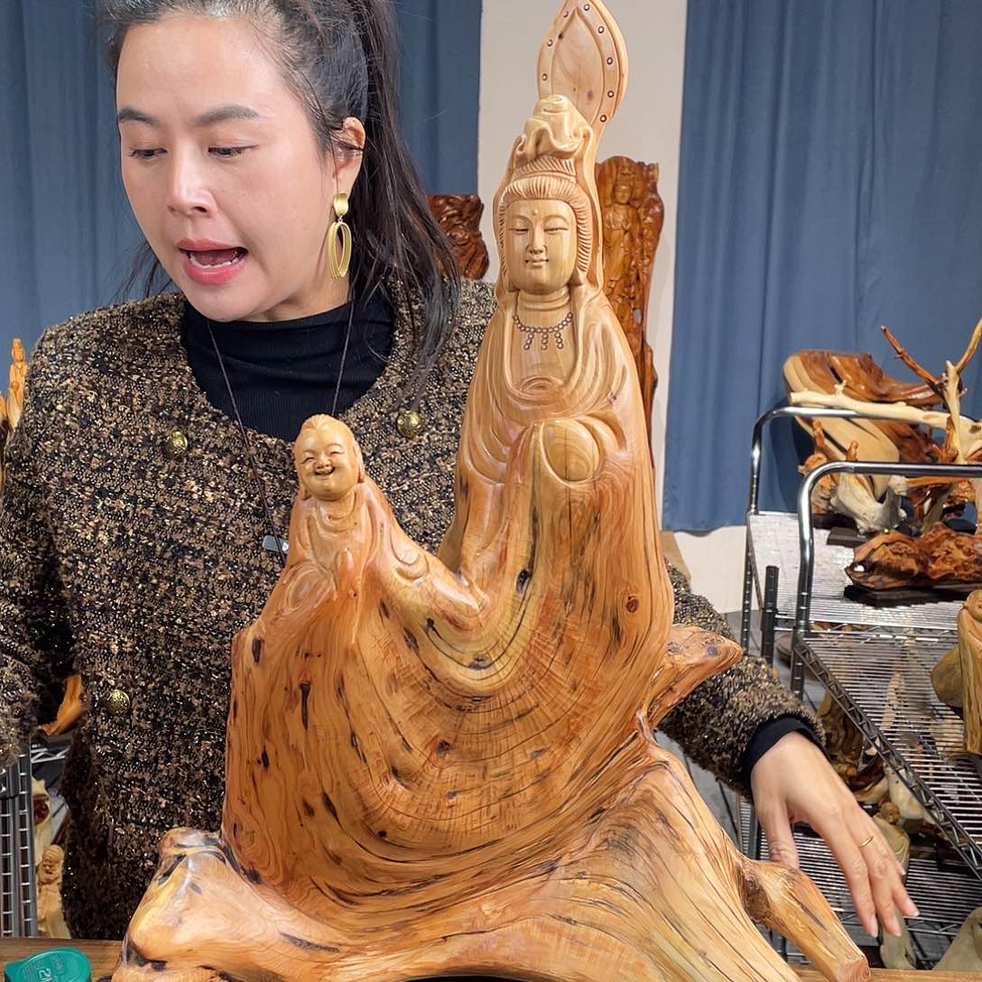 柏木（崖柏）随型艺术根雕