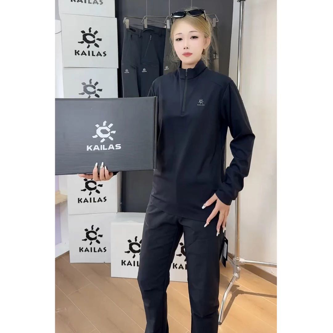 2025秋冬新款太阳8000米薄绒男士休闲通勤登山徒步立领长袖上衣