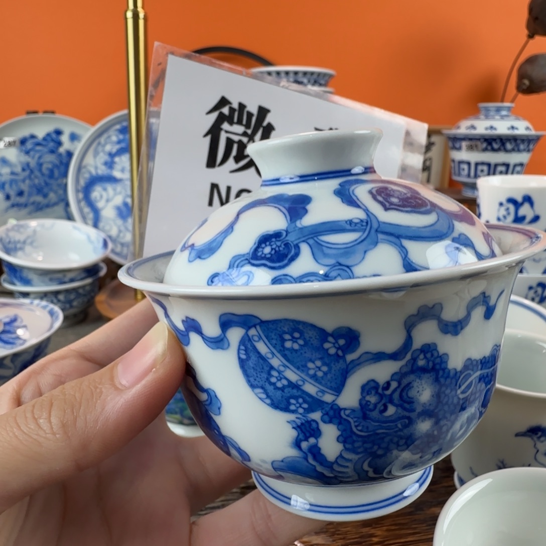 瓷片景德镇手绘青花瓷器251