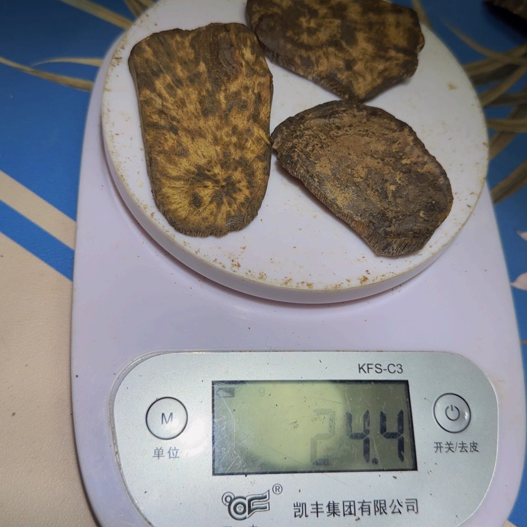 沉香手把件L****y沉香奇楠黎母山白棋包头料24.4克