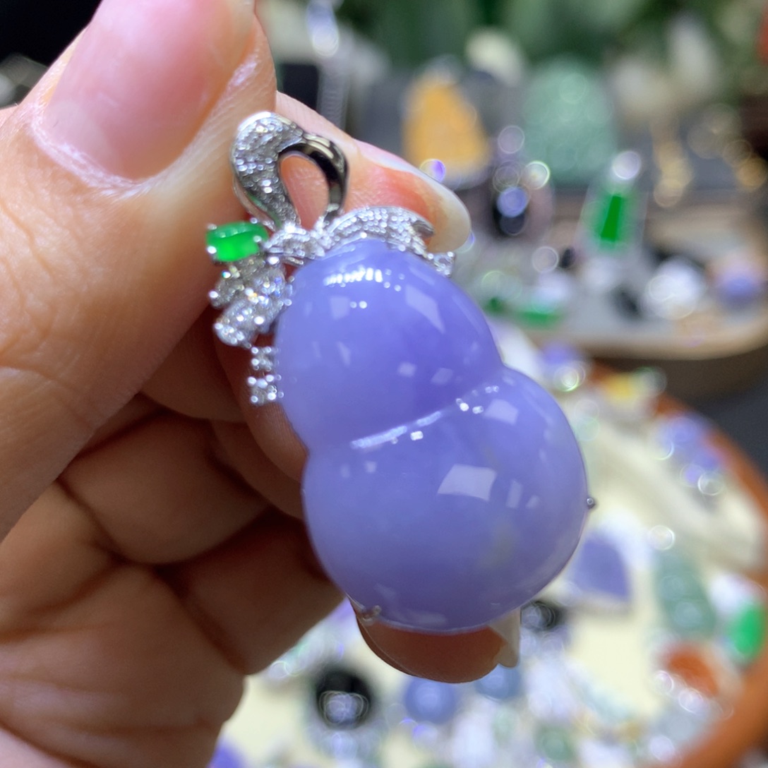 翡翠未镶嵌颈饰翡翠吊坠项链