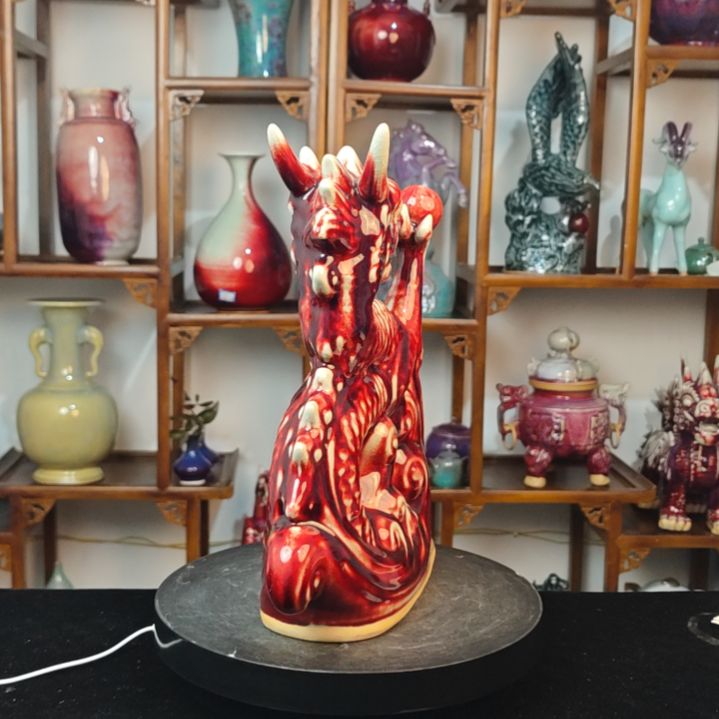 摆件钧瓷摆件神后镇钧瓷