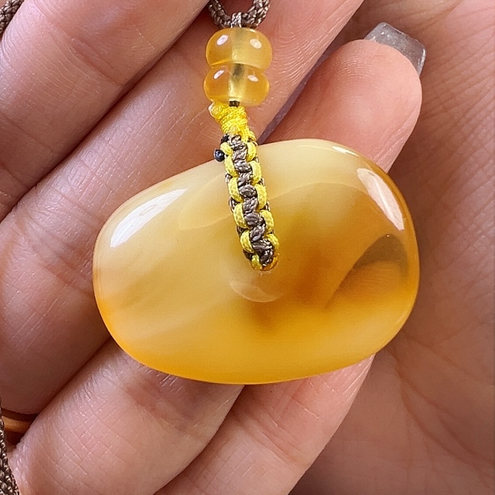 蜜蜡颈饰未镶嵌蜜蜡
