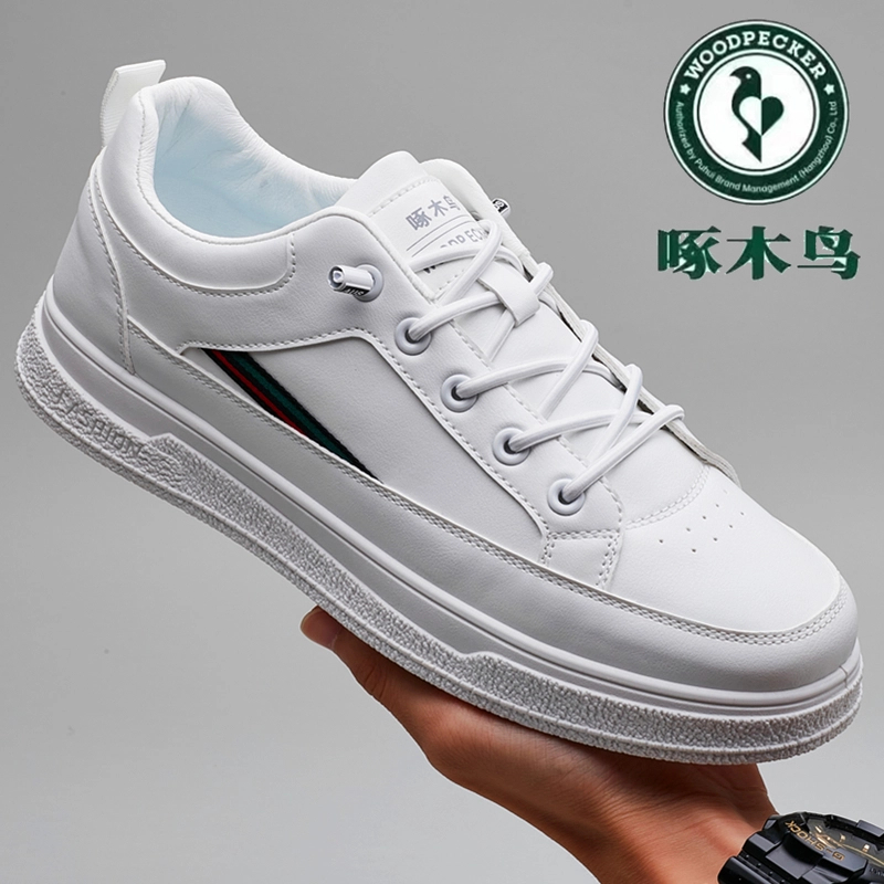 啄木鸟男士板鞋2025春秋季新品时尚潮流运动休闲鞋透气潮鞋男板鞋