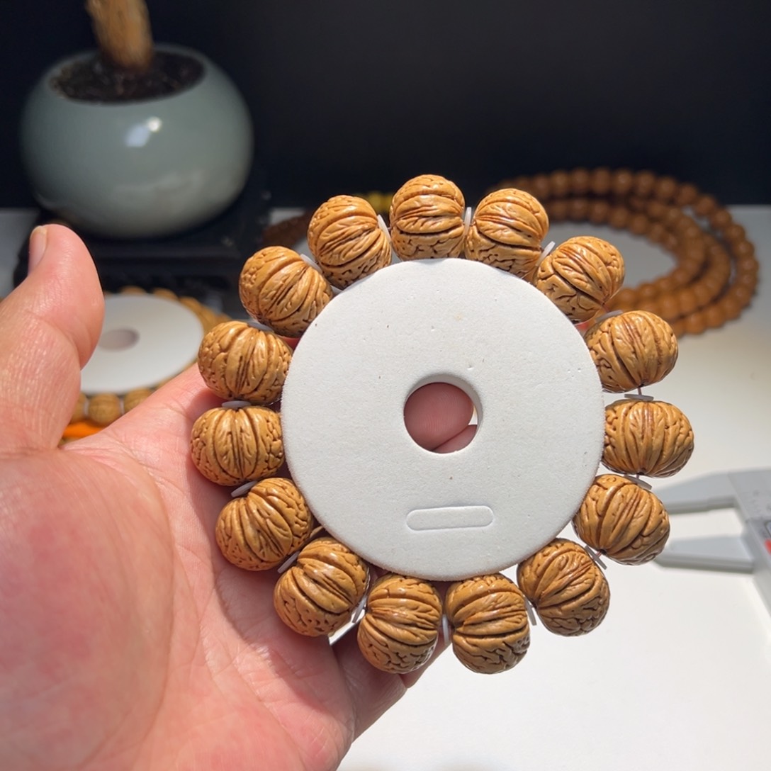 桃核手串柒*南瓜桃核