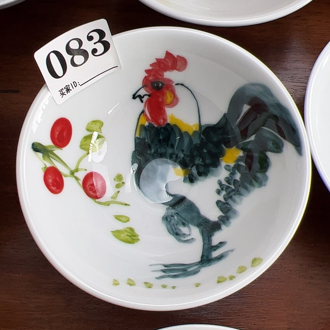 瓷片景德镇陶瓷手工手绘制作