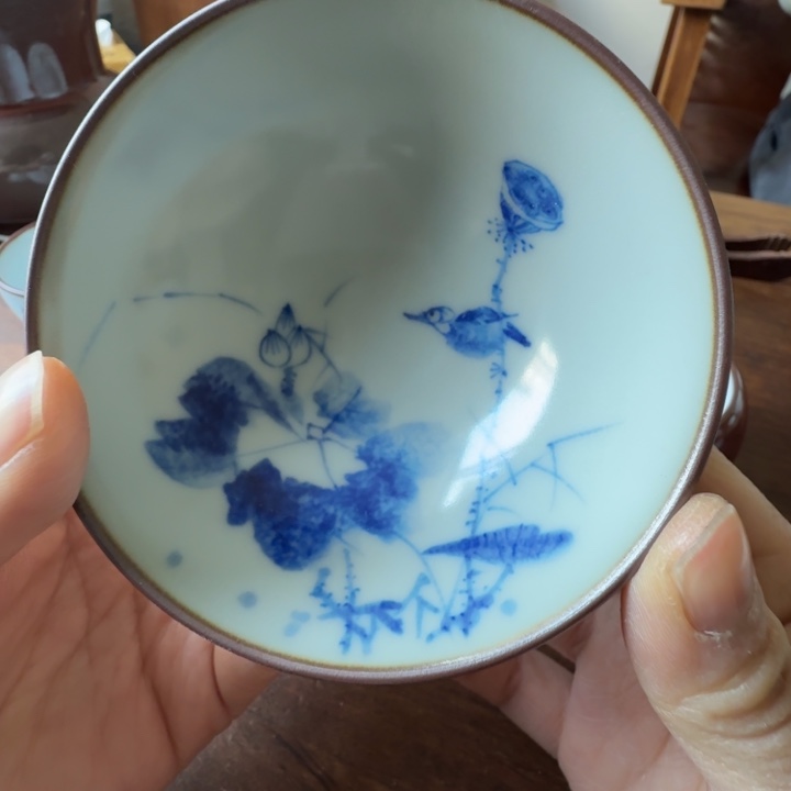 春归大普耳杯青花容量100毫升