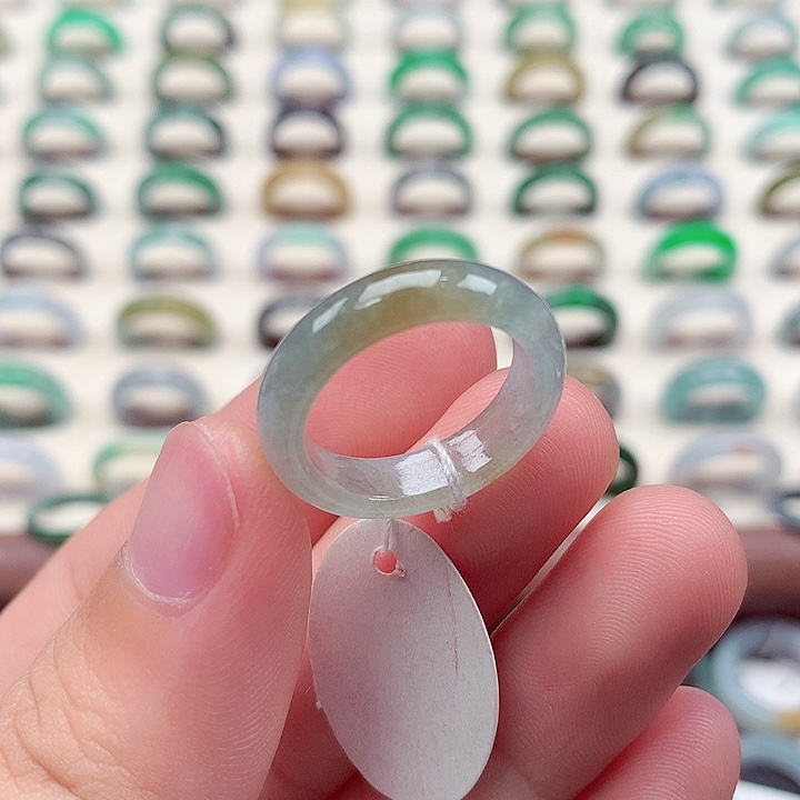 翡翠戒指未镶嵌15号