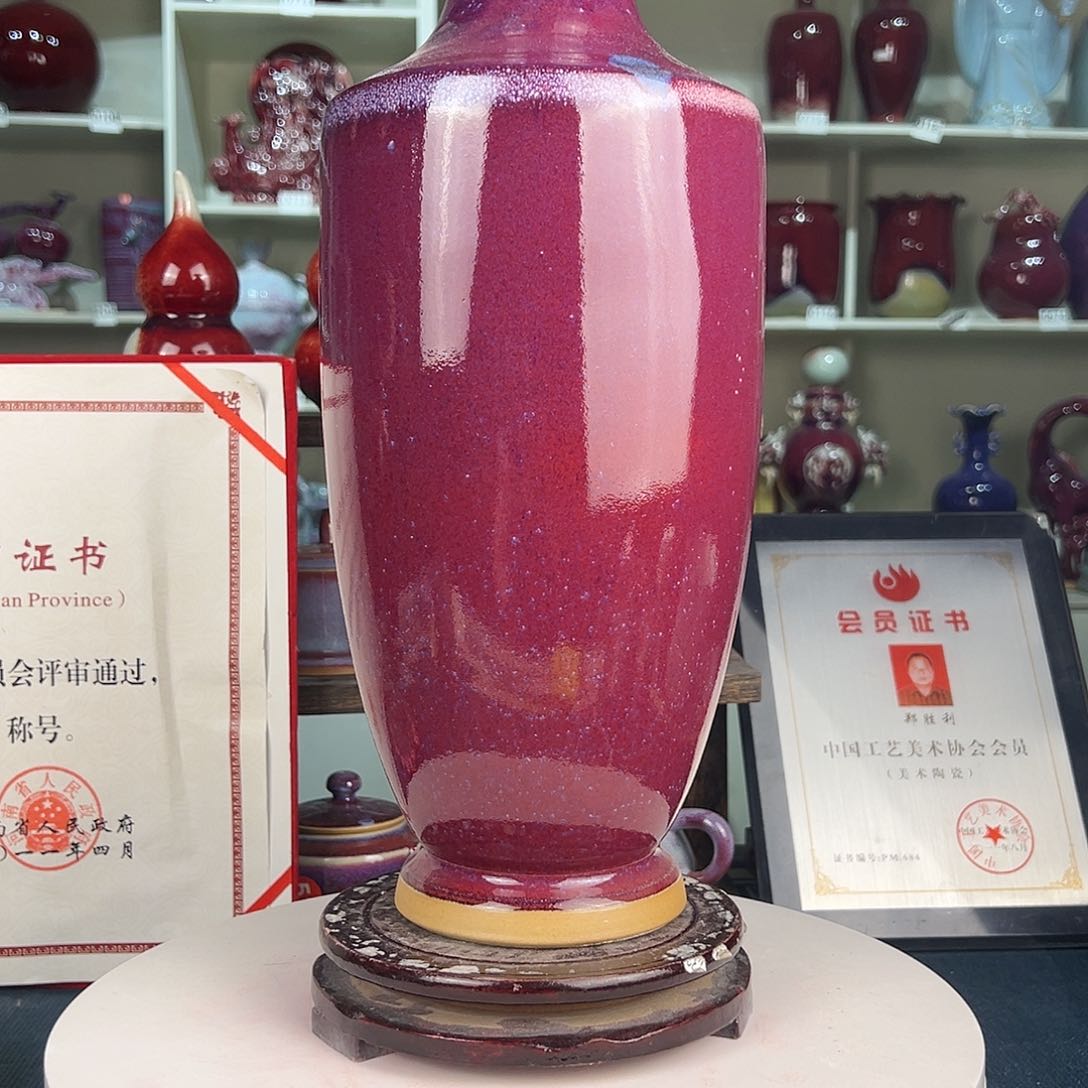 摆件郑家钧窑摆件