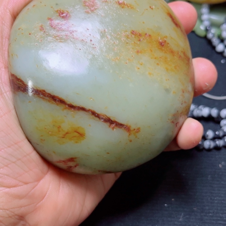 和田玉未镶嵌珠宝奇石棱*