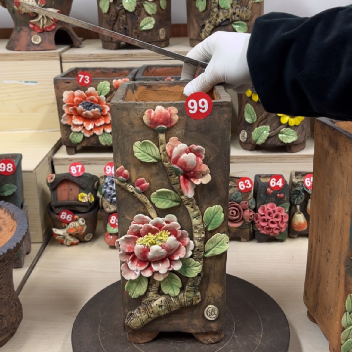 【闪购商品】紫砂花盆99号口径10外高29