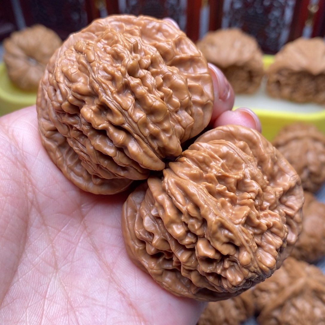 文玩核桃把件精品四座楼47全