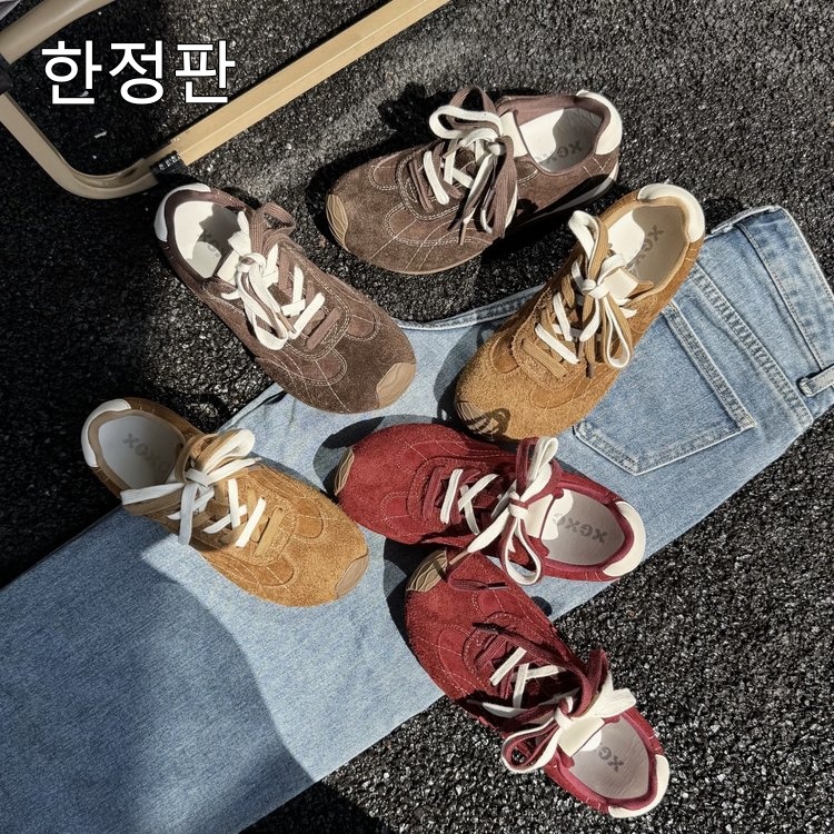 【韩国신상품 】XGXC复古真皮阿甘鞋德训鞋（XG3210） 