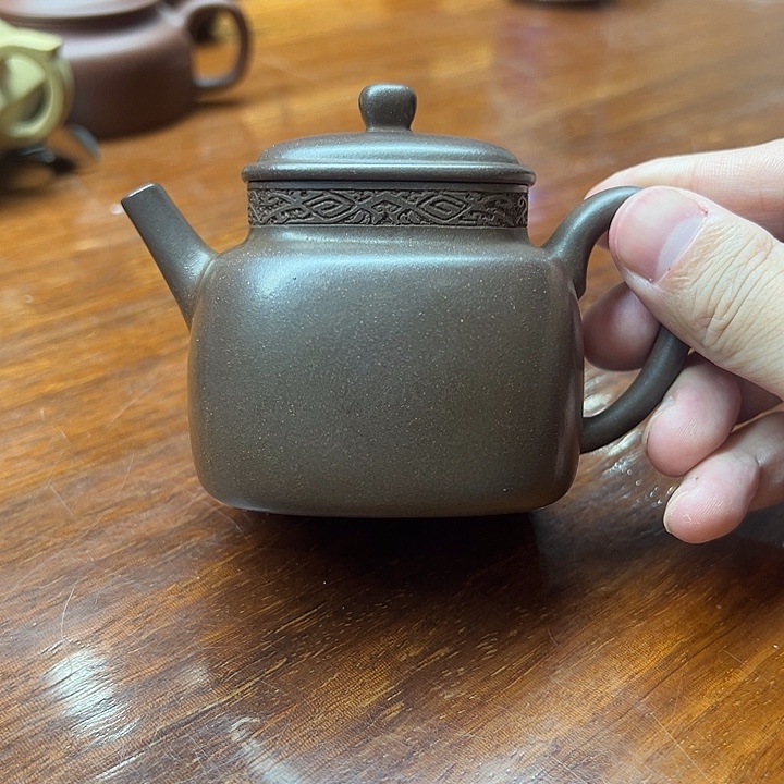 C****紫砂茶壶紫泥言心