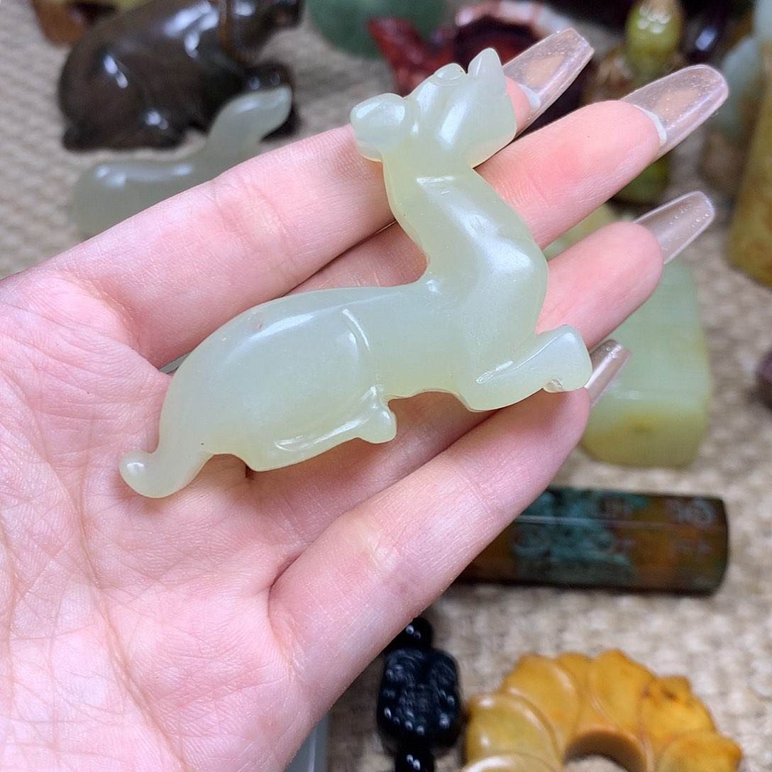 白玉菩提吊坠挂件