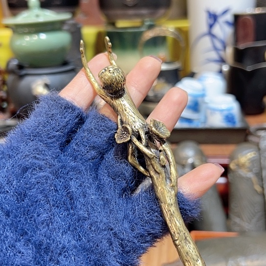 铜中古工艺品摆件