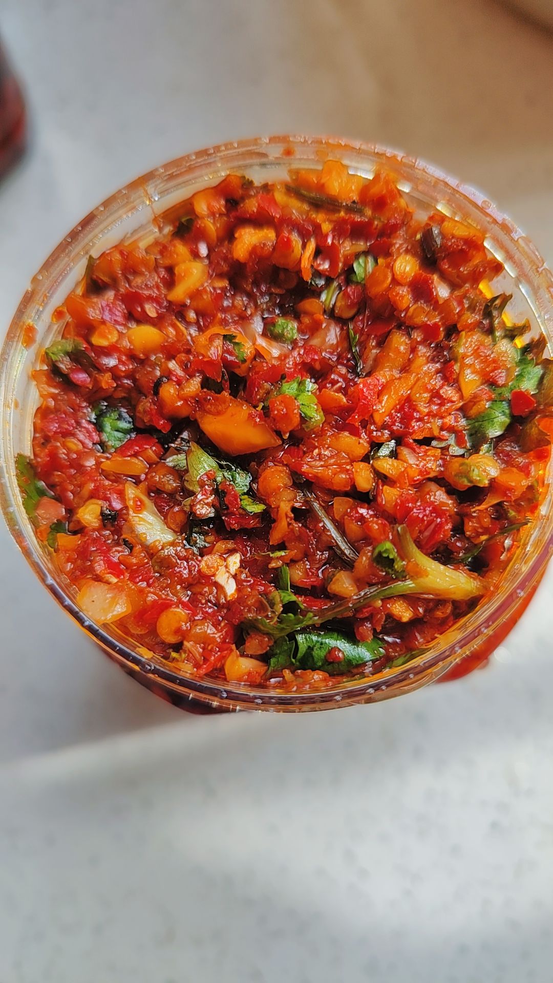 蒜蓉香菜辣子酱每瓶-400g