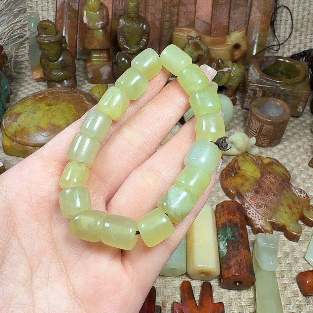 白玉菩提吊坠挂件