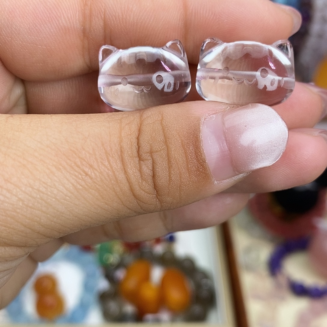 水晶未镶嵌手链多样性发一